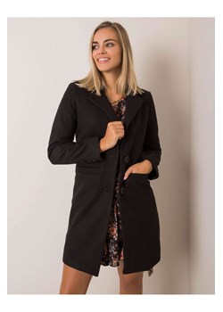 Elegancki płaszcz damski - czarny ze sklepu 5.10.15 w kategorii Płaszcze damskie - zdjęcie 169726347
