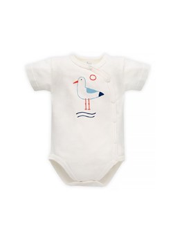Body dla niemowlaka rozpinanae krótki rękaw Sailor ecru ze sklepu 5.10.15 w kategorii Body niemowlęce - zdjęcie 169726467