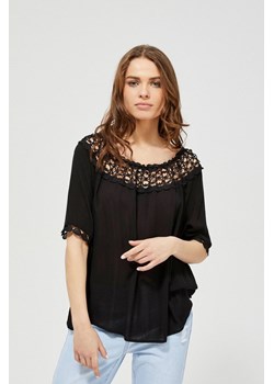 Koszula damska typu hiszpanka z haftem czarna ze sklepu 5.10.15 w kategorii Bluzki damskie - zdjęcie 169726489