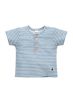 Bawełniany t-shirt dla niemowlaka Sailor ecru ze sklepu 5.10.15 w kategorii Koszulki niemowlęce - zdjęcie 169726726