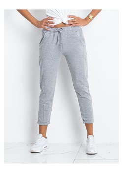 Spodnie dresowe damskie 7/8 nogawka  - szare ze sklepu 5.10.15 w kategorii Spodnie damskie - zdjęcie 169726906