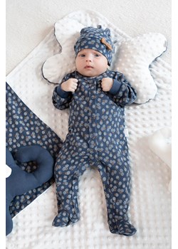 Bawełniany pajac niemowlęcy - granatowy ze sklepu 5.10.15 w kategorii Pajacyki - zdjęcie 169726907