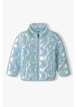 Błękitna kurtka przejściowa pikowana ze stójką niemowlęca ze sklepu 5.10.15 w kategorii Kombinezony i kurtki - zdjęcie 169726919