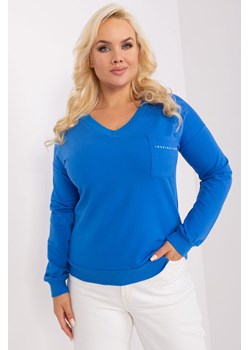 Bluzka longsleeves w prążek ciemny niebieski ze sklepu 5.10.15 w kategorii Bluzki damskie - zdjęcie 169727139