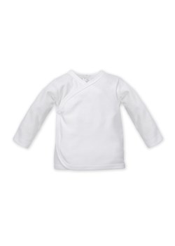 Kaftanik kopertowy niemowlęcy biały- bawełniany ze sklepu 5.10.15 w kategorii Kaftaniki i bluzki - zdjęcie 169727206