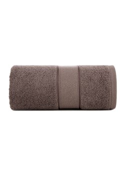 Ręcznik kąpielowy LIANA z bawełny 50x90 cm jasnobrązowy ze sklepu 5.10.15 w kategorii Ręczniki - zdjęcie 169727548