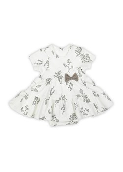 Bawełniane sukienko-body z krótkim rękawem ze sklepu 5.10.15 w kategorii Body niemowlęce - zdjęcie 169727936