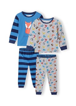 2-pack piżam niemowlęcych z długim rękawem w leśne zwierzęta dla chłopca ze sklepu 5.10.15 w kategorii Piżamy dziecięce - zdjęcie 169728005