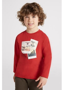 Bluzka chłopięca z nadrukiem - czerwona ze sklepu 5.10.15 w kategorii T-shirty chłopięce - zdjęcie 169728105