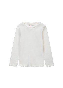 Kremowa bluzka dla dziewczynki z długim rękawem ze sklepu 5.10.15 w kategorii Bluzki dziewczęce - zdjęcie 169728239