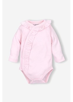 Body niemowlęce z bawełny organicznej dla dziewczynki - różowe ze sklepu 5.10.15 w kategorii Body niemowlęce - zdjęcie 169728365