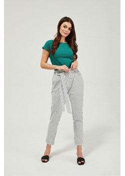 Spodnie damskie cygaretki w paski ze sklepu 5.10.15 w kategorii Spodnie damskie - zdjęcie 169728557
