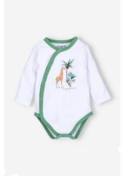 Body niemowlęce z bawełny organicznej dla chłopca SAFARI ADVENTURE ze sklepu 5.10.15 w kategorii Body niemowlęce - zdjęcie 169728697