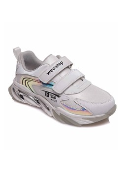 Wygodne buty sportowe dziewczęce białe Weestep ze sklepu 5.10.15 w kategorii Buty sportowe dziecięce - zdjęcie 169728747