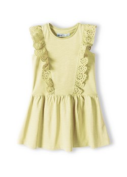 Sukienka niemowlęca bawełniana na lato z haftowaną falbanką ze sklepu 5.10.15 w kategorii Sukienki niemowlęce - zdjęcie 169728786