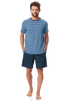 Bawełniana piżama męska w paski ze sklepu 5.10.15 w kategorii Piżamy męskie - zdjęcie 169729256