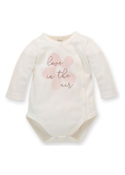 Body niemowlęce kopertowe z długim rękawem ecru ze sklepu 5.10.15 w kategorii Body niemowlęce - zdjęcie 169729267