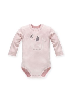 Body różowe ze słoniem Wild Animals 100% bawełna ze sklepu 5.10.15 w kategorii Body niemowlęce - zdjęcie 169729525