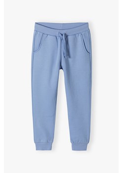 Spodnie dresowe dziewczęce niebieskie -  Powerful #Family ze sklepu 5.10.15 w kategorii Spodnie dziewczęce - zdjęcie 169729545