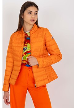 Pomarańczowa kurtka pikowana bez kaptura Daphne ze sklepu 5.10.15 w kategorii Kurtki damskie - zdjęcie 169729639