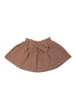 Brązowa spódniczka uszyta z bawełny dresowej ze sklepu 5.10.15 w kategorii Spódnice - zdjęcie 169729688