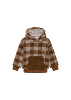 Brązowa ciepła bluza chłopięca z kapturem ze sklepu 5.10.15 w kategorii Bluzy i swetry - zdjęcie 169729725