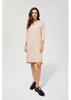 Damska pudełkowa sukienka w kolorze pudrowego różu ze sklepu 5.10.15 w kategorii Sukienki - zdjęcie 169730035