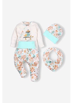 Komplet niemowlęcy : body-półśpiochy-czapka-apaszka ze sklepu 5.10.15 w kategorii Komplety niemowlęce - zdjęcie 169730395