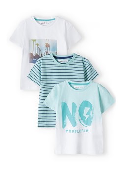 Bawełniany t-shirt dla niemowlaka 3-pak ze sklepu 5.10.15 w kategorii Koszulki niemowlęce - zdjęcie 169730405