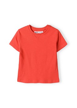 Czerwona koszulka bawełniana dla chłopca ze sklepu 5.10.15 w kategorii T-shirty chłopięce - zdjęcie 169730427