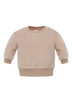 Bluza niemowlęca welurowa LOVELY DAY BEIGE beżowa ze sklepu 5.10.15 w kategorii Bluzy i swetry - zdjęcie 169730428