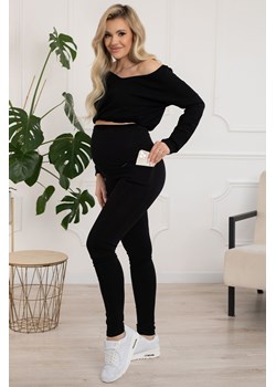Legginsy ciążowe Skyler z kieszonką ze sklepu 5.10.15 w kategorii Spodnie ciążowe - zdjęcie 169731106