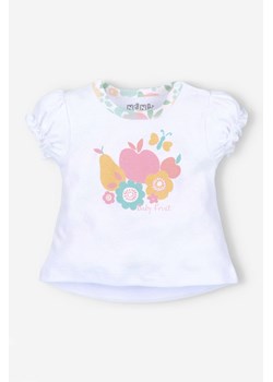 T-shirt niemowlęcy z bawełny organicznej dla dziewczynki ze sklepu 5.10.15 w kategorii Koszulki niemowlęce - zdjęcie 169731467