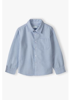 Elegancka niebieska koszula z długim rękawem - 5.10.15. ze sklepu 5.10.15 w kategorii Koszule chłopięce - zdjęcie 169731475