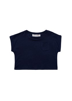 Granatowy top dla niemowlaka z kieszonką ze sklepu 5.10.15 w kategorii Koszulki niemowlęce - zdjęcie 169731537