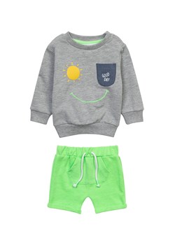Komplet ubrań dla niemowlaka- szara bluza i szorty ze sklepu 5.10.15 w kategorii Dresy dla niemowlaka - zdjęcie 169731566