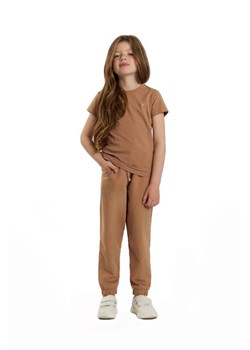 T-shirt dziewczęcy camel ze sklepu 5.10.15 w kategorii Bluzki dziewczęce - zdjęcie 169731655