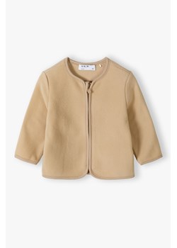 Beżowa ciepła, rozpinana bluza niemowlęca ze sklepu 5.10.15 w kategorii Bluzy i swetry - zdjęcie 169732147