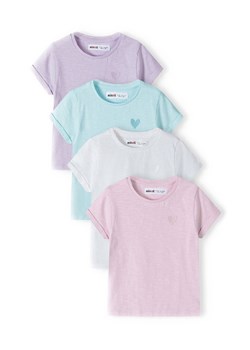 Bawełniany t-shirt dla niemowlaka 4-pack ze sklepu 5.10.15 w kategorii Koszulki niemowlęce - zdjęcie 169732168