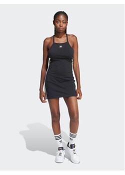 adidas Sukienka letnia 3-Stripes IU2426 Czarny Slim Fit ze sklepu MODIVO w kategorii Sukienki - zdjęcie 169733886