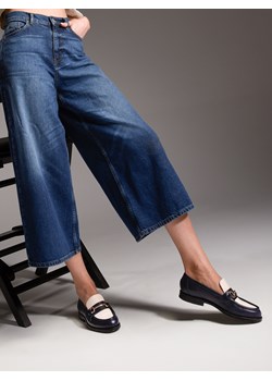 Granatowe loafersy Erina ze sklepu Konopka Shoes w kategorii Mokasyny damskie - zdjęcie 169734575