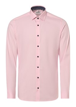 Olymp Level Five Koszula męska Mężczyźni Slim Fit Bawełna różowy jednolity ze sklepu vangraaf w kategorii Koszule męskie - zdjęcie 169734616