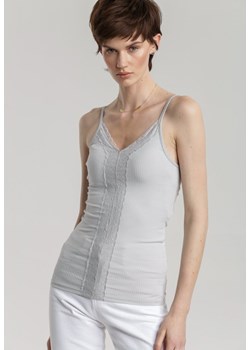 Jasnoszary Top Marinella ze sklepu Renee odzież w kategorii Bluzki damskie - zdjęcie 169736536
