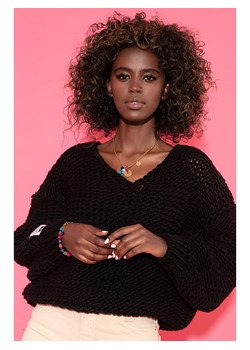 fobya Sweter w kolorze czarnym ze sklepu Limango Polska w kategorii Swetry damskie - zdjęcie 169738299