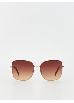 Reserved - Okulary przeciwsłoneczne - brązowy ze sklepu Reserved w kategorii Okulary przeciwsłoneczne damskie - zdjęcie 169740906