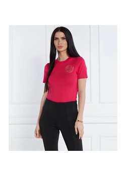 Versace Jeans Couture T-shirt | Regular Fit | stretch ze sklepu Gomez Fashion Store w kategorii Bluzki damskie - zdjęcie 169744157
