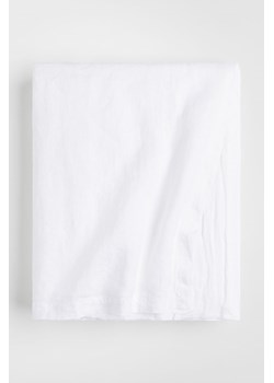 H & M - Obrus ze spranego lnu - Biały ze sklepu H&M w kategorii Obrusy i bieżniki - zdjęcie 169748645