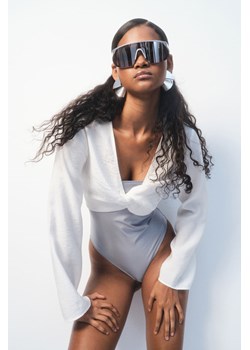 H & M - Bluzka z domieszką modalu - Biały ze sklepu H&M w kategorii Bluzki damskie - zdjęcie 169748857