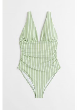 H & M - Modelujący kostium kąpielowy - Zielony ze sklepu H&M w kategorii Stroje kąpielowe - zdjęcie 169748999