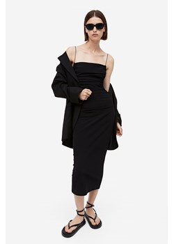 H & M - Drapowana sukienka bodycon - Czarny ze sklepu H&M w kategorii Sukienki - zdjęcie 169749117
